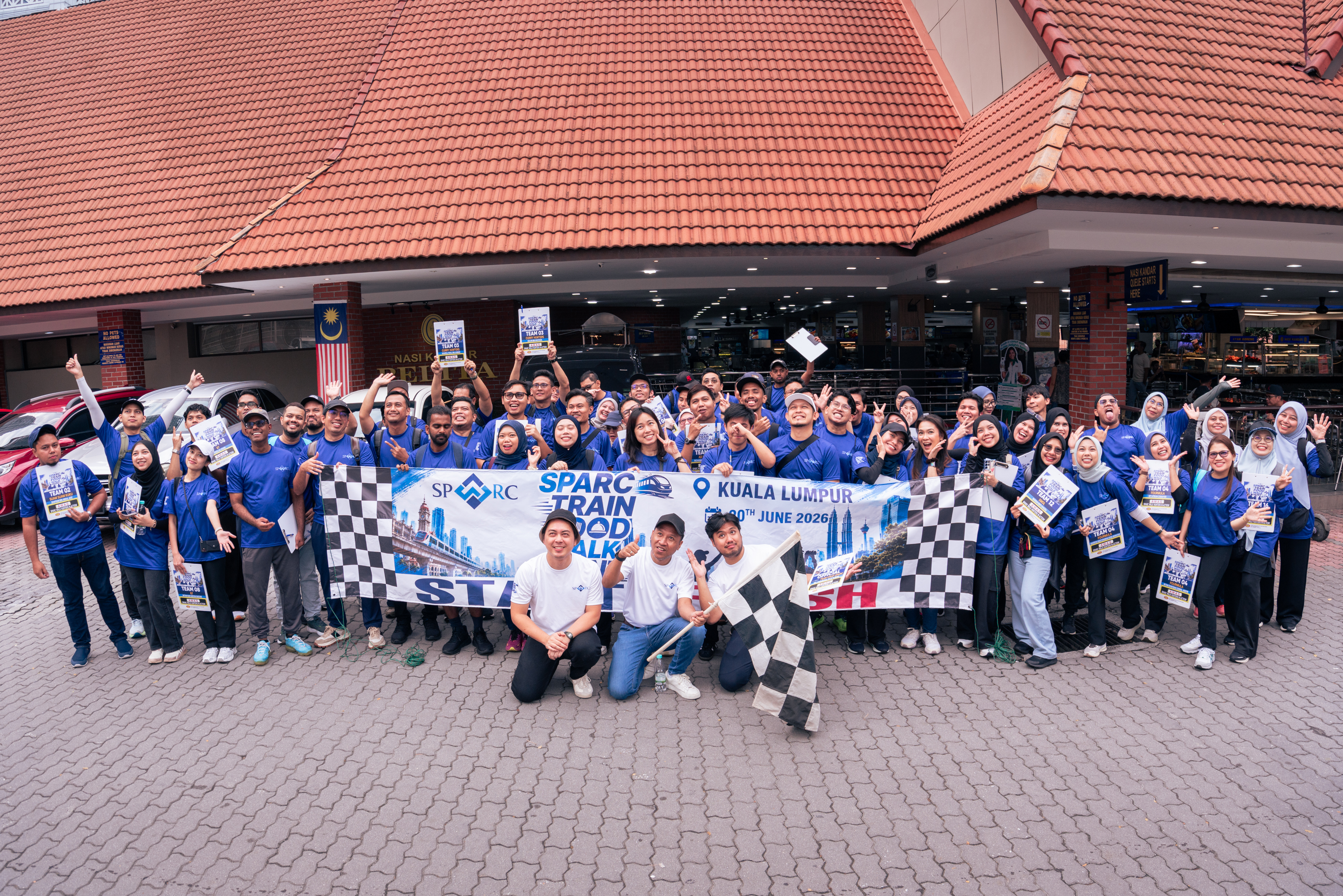 Large GEM team gathered for an event
